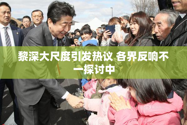 黎深大尺度引发热议 各界反响不一探讨中