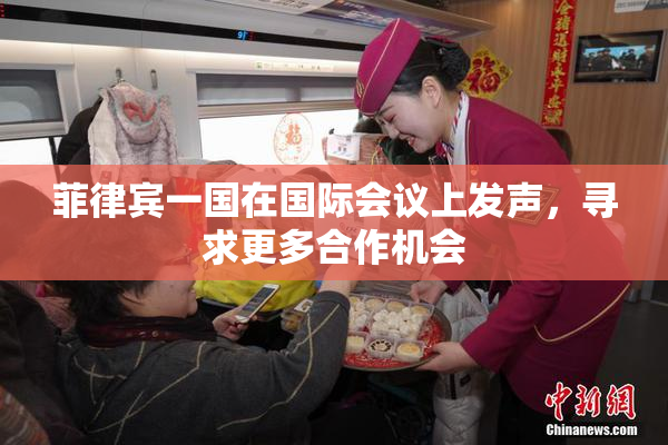 菲律宾一国在国际会议上发声，寻求更多合作机会