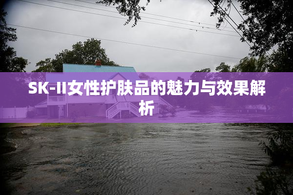 SK-II女性护肤品的魅力与效果解析