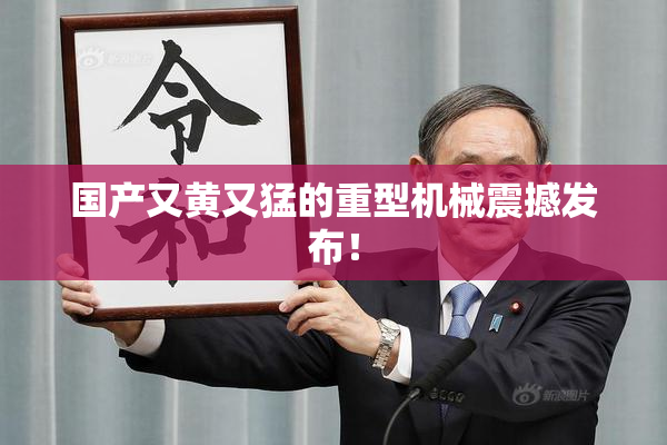 国产又黄又猛的重型机械震撼发布！