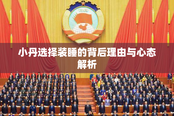 小丹选择装睡的背后理由与心态解析