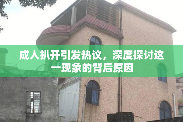 成人扒开引发热议，深度探讨这一现象的背后原因