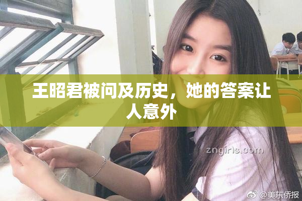 王昭君被问及历史，她的答案让人意外