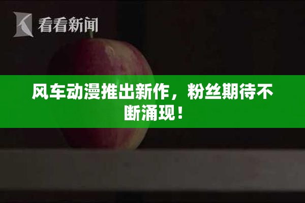 风车动漫推出新作，粉丝期待不断涌现！