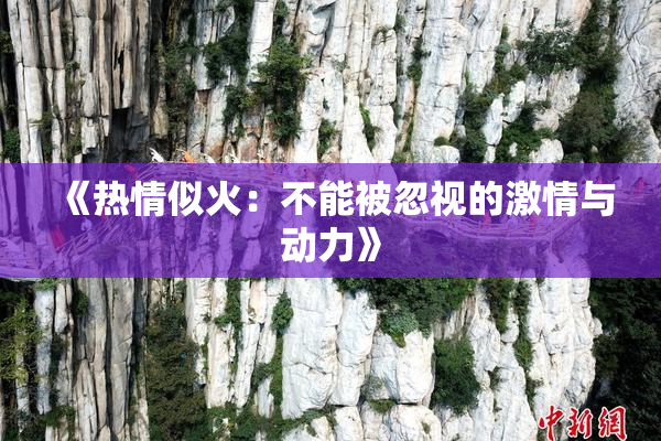 《热情似火：不能被忽视的激情与动力》