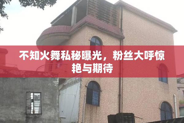 不知火舞私秘曝光，粉丝大呼惊艳与期待