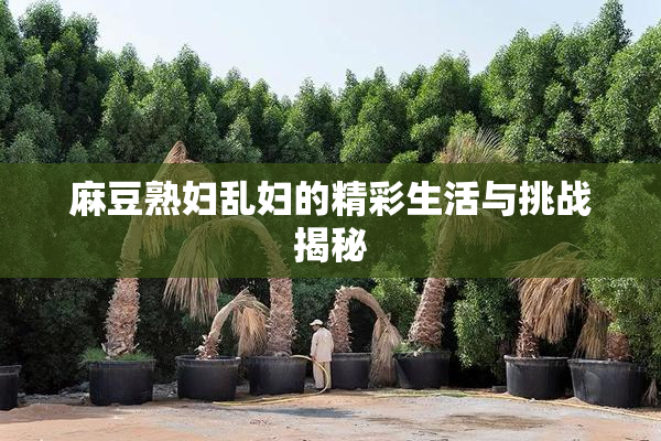 麻豆熟妇乱妇的精彩生活与挑战揭秘