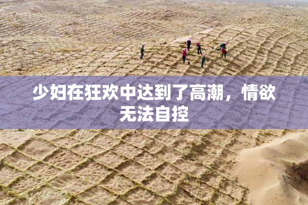 少妇在狂欢中达到了高潮，情欲无法自控