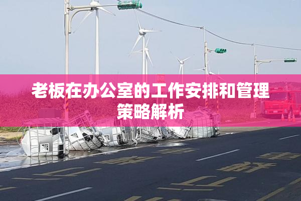 老板在办公室的工作安排和管理策略解析