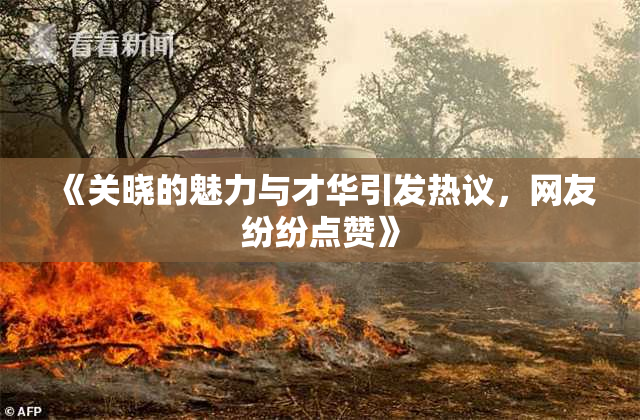《关晓的魅力与才华引发热议，网友纷纷点赞》