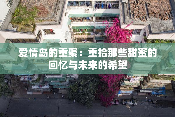 爱情岛的重聚：重拾那些甜蜜的回忆与未来的希望