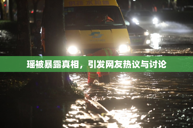 瑶被暴露真相，引发网友热议与讨论