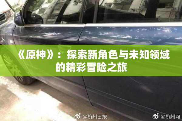 《原神》：探索新角色与未知领域的精彩冒险之旅