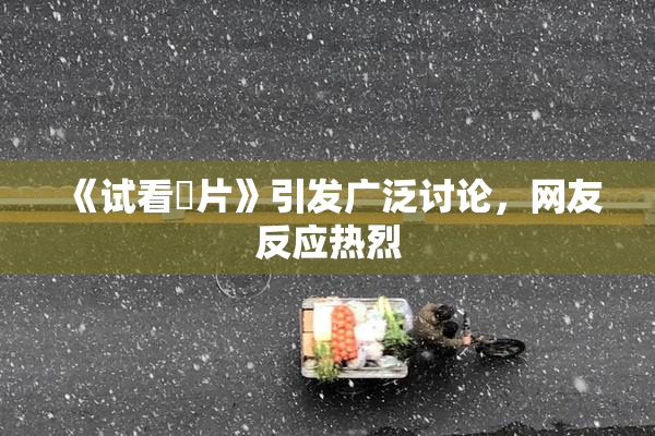 《试看婬片》引发广泛讨论，网友反应热烈