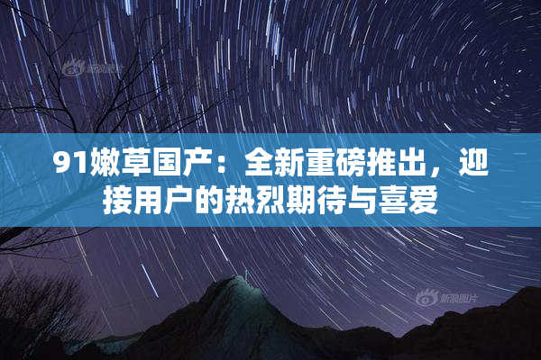 91嫩草国产：全新重磅推出，迎接用户的热烈期待与喜爱