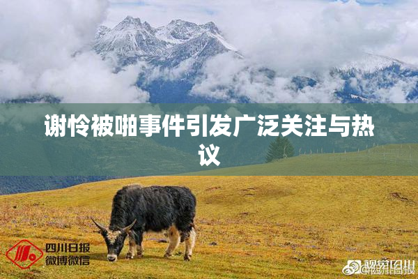 谢怜被啪事件引发广泛关注与热议