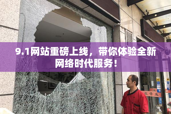 9.1网站重磅上线，带你体验全新网络时代服务！