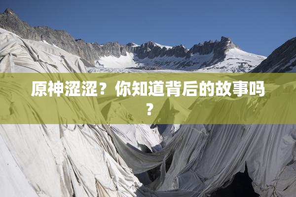 原神涩涩？你知道背后的故事吗？