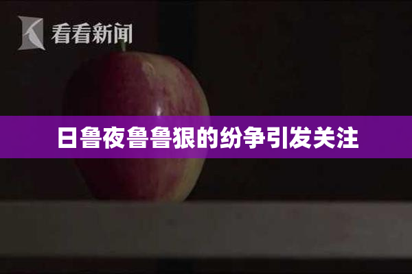 日鲁夜鲁鲁狠的纷争引发关注
