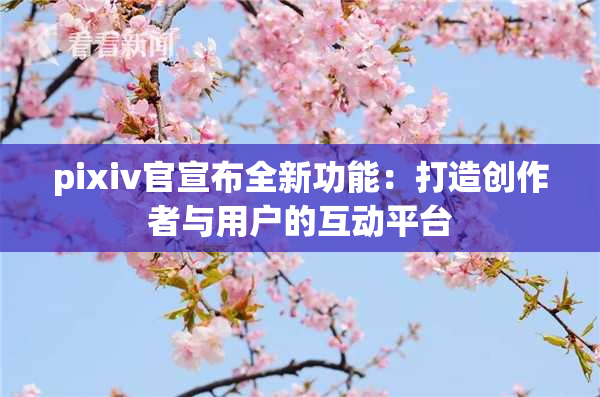 pixiv官宣布全新功能：打造创作者与用户的互动平台