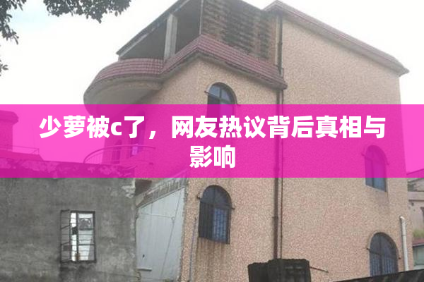 少萝被c了，网友热议背后真相与影响