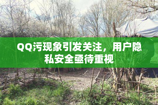 QQ污现象引发关注，用户隐私安全亟待重视