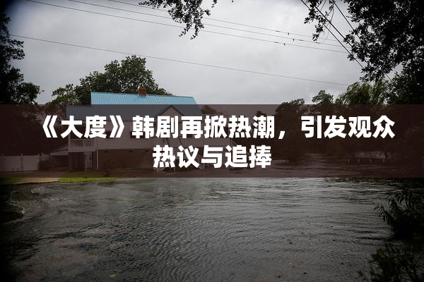 《大度》韩剧再掀热潮，引发观众热议与追捧
