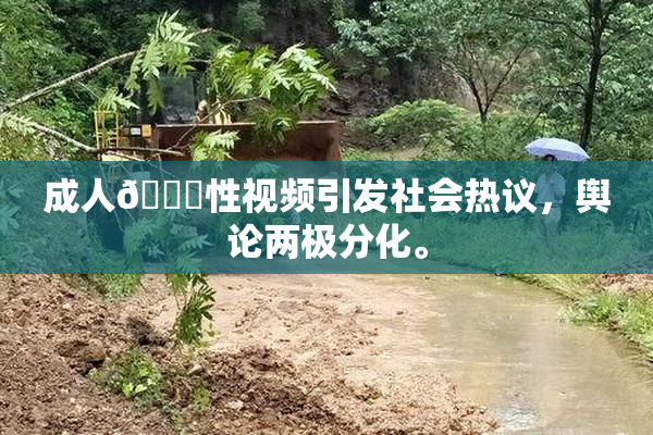 成人🔞性视频引发社会热议，舆论两极分化。
