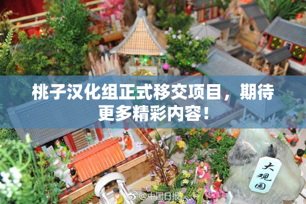 桃子汉化组正式移交项目，期待更多精彩内容！