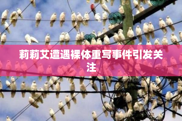 莉莉艾遭遇裸体重写事件引发关注