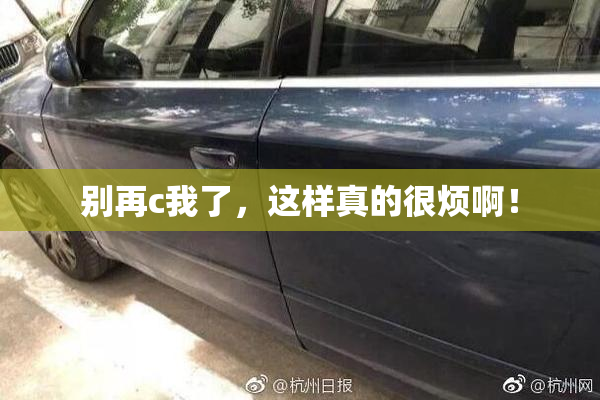 别再c我了，这样真的很烦啊！