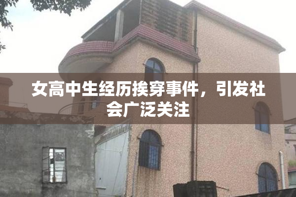 女高中生经历挨穿事件，引发社会广泛关注