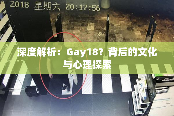 深度解析：Gay18？背后的文化与心理探索