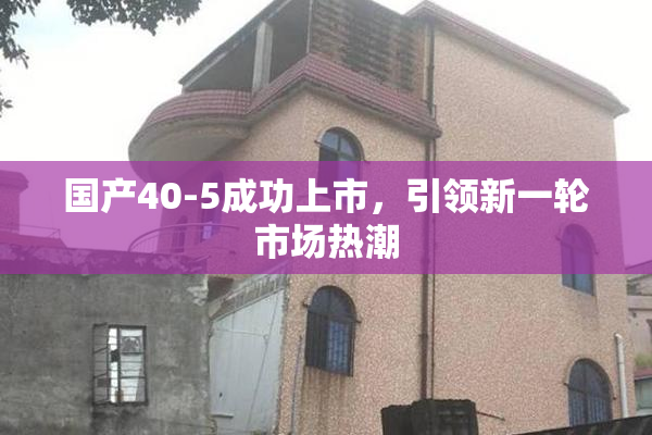 国产40-5成功上市，引领新一轮市场热潮