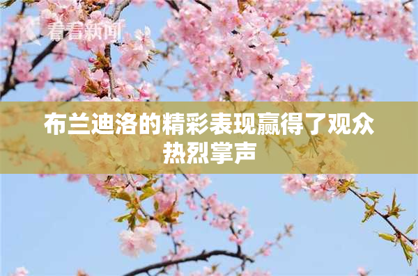 布兰迪洛的精彩表现赢得了观众热烈掌声