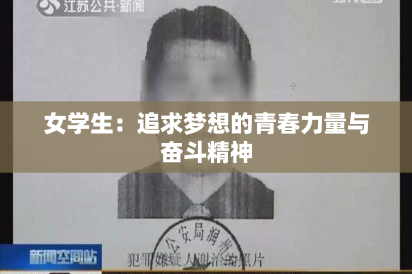 女学生：追求梦想的青春力量与奋斗精神