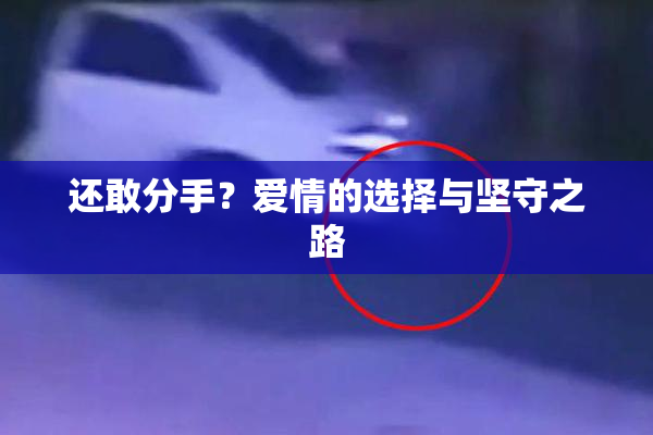 还敢分手？爱情的选择与坚守之路
