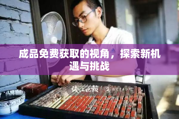 成品免费获取的视角，探索新机遇与挑战