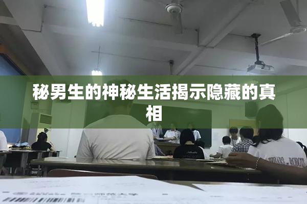 秘男生的神秘生活揭示隐藏的真相