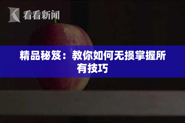 精品秘笈：教你如何无损掌握所有技巧
