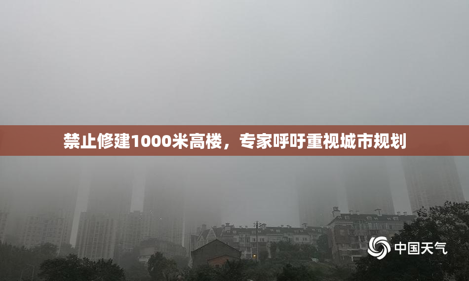 禁止修建1000米高楼，专家呼吁重视城市规划