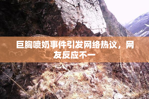 巨胸喷奶事件引发网络热议，网友反应不一