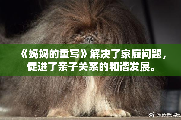 《妈妈的重写》解决了家庭问题，促进了亲子关系的和谐发展。