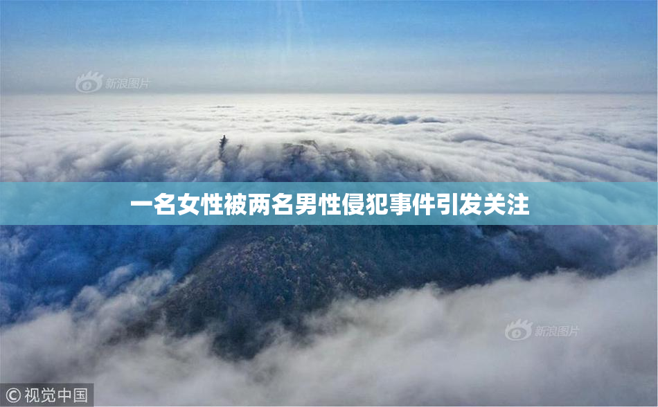 一名女性被两名男性侵犯事件引发关注