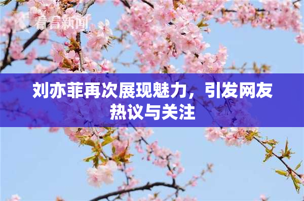 刘亦菲再次展现魅力，引发网友热议与关注