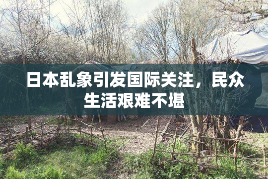 日本乱象引发国际关注，民众生活艰难不堪