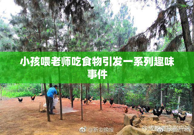 小孩喂老师吃食物引发一系列趣味事件