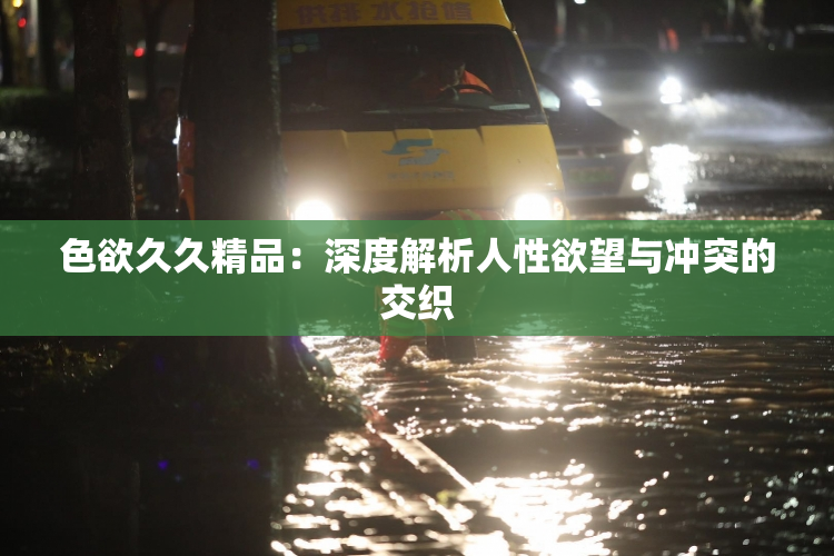 色欲久久精品：深度解析人性欲望与冲突的交织