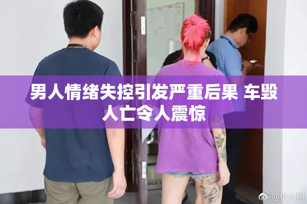 男人情绪失控引发严重后果 车毁人亡令人震惊