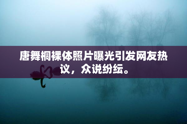唐舞桐裸体照片曝光引发网友热议，众说纷纭。